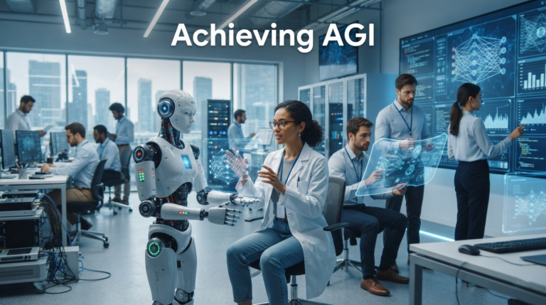 Achieving AGI